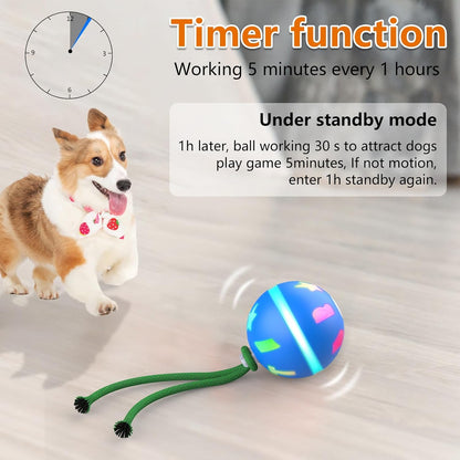 Interactive Dog Toys Ball, Motion Activated Rolling Dog Ball, Automatic Toy for Small/Medium Dogs,Usb Rechargeable Dog Enrichment Toys to Keep Them Busy